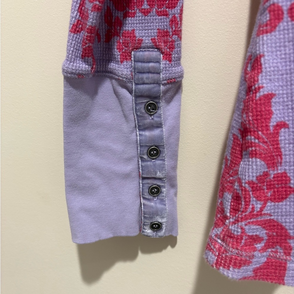 Sundance Floral Waffle Knit Top - Picture 6 of 7